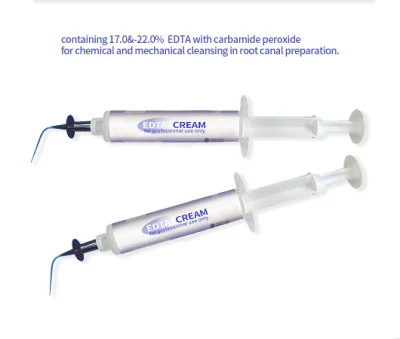 Fornitura medica Materiale di consumo dentale Allargamento del canale radicolare e liquido lubrificante con EDTA Preparazione antibatterica prima del trattamento del canale radicolare K